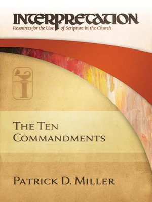 cover image of The Ten Commandments